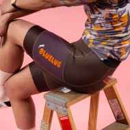 *TEAM DREAM×BLUE LUG* cargo bib (brown)