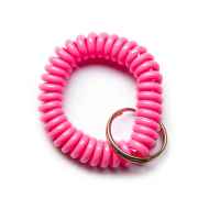*SUPER COIL* wrist key coil (light pink)