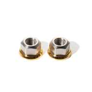 *RUNWELL* elite hub nut (silver/gold)
