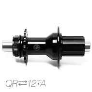 *FAIRWEATHER* all road hub rear (black)