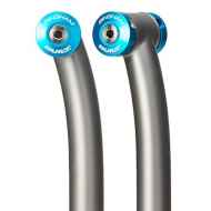 BINGHAM BUILT* titanium straight seatpost (red) - BLUE LUG