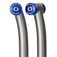 *BINGHAM BUILT* titanium layback seatpost (blue)