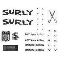 *SURLY* cross check new frame decal set (black)