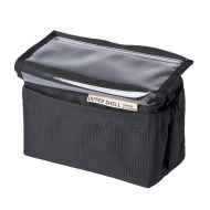 *OUTER SHELL ADVENTURE* drawcord handlebar bag (black/2024)
