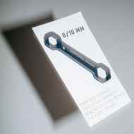 *SHOVEL RESEARCH* 8/10mm ul wrench (gray)