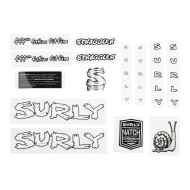 *SURLY* straggler new frame decal (white)
