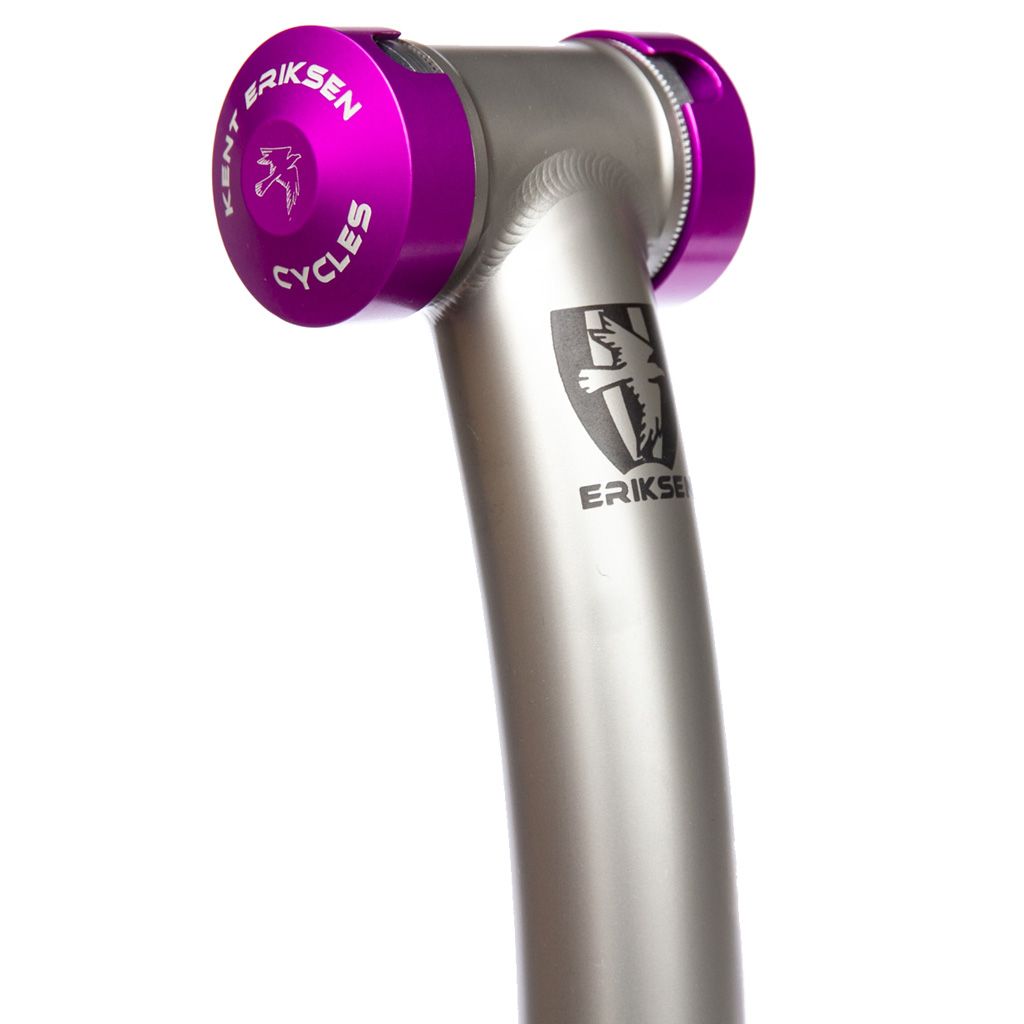 *KENT ERIKSEN* titanium seatpost (layback/purple)