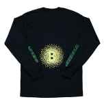 *BLUE LUG* noise long sleeve t-shirt (black)