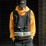 *BLUE LUG* kangaroo safety vest (black)