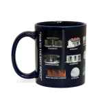 *BLUE LUG* tourist spots mug (navy)