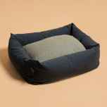 *BLUE LUG* dog bed (navy/gray)