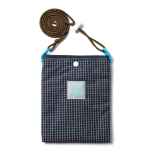 *BLUE LUG* mini sacoche (padding navy check)