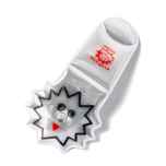 *HATOHOTATE×BLUE LUG* pachi-pachi kun reflector clip (silver)