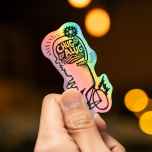 *BLUE LUG* chug-a-lug sticker (hologram)