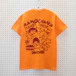 *DIA-COMPE×BLUE LUG* candy shop t-shirt (safety orange)