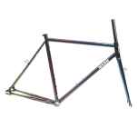 *MASH* steel frame set (black/rainbow flake)