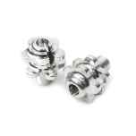 *PAUL* groovy barrel adjusters (silver/pair)