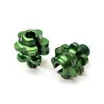 *PAUL* groovy barrel adjusters (green/pair)