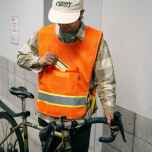 *BLUE LUG* kangaroo safety vest (orange)