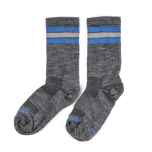 *BLUE LUG×SOCKGUY*  line wool socks (gray purple)