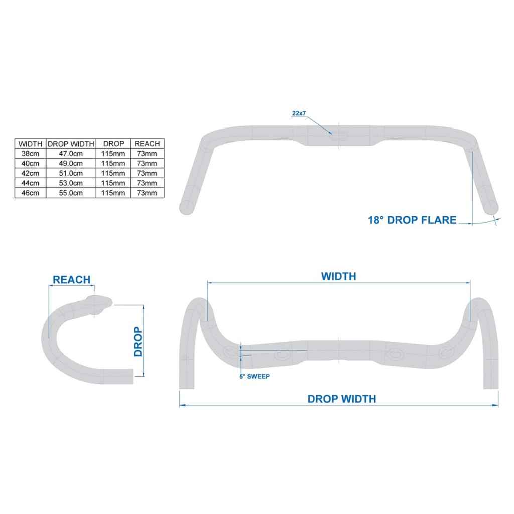 パーツ RITCHEY wcs butano internal handle 420mm Ritchey WCS Butano with Internal Routing | Gravel Bike
