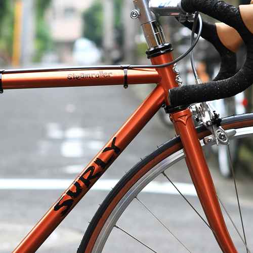 SURLY *steamroller new frame decal set (silver) - BLUE LUG