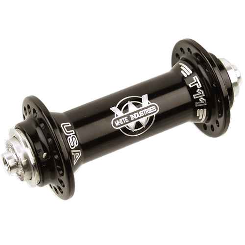 WHITE INDUSTRIES* T11 hub front (black) - BLUE LUG GLOBAL ONLINE STORE
