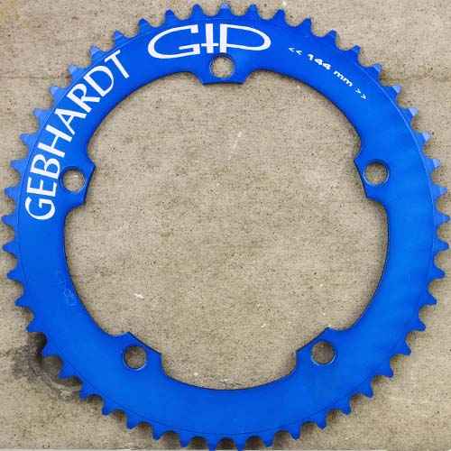 FACTORY FIVE チェーンリング 144 49T ピスト ブルーラグ GEBHARDT* 144 track chainring (blue) - BLUE LUG GLOBAL ONLINE STORE