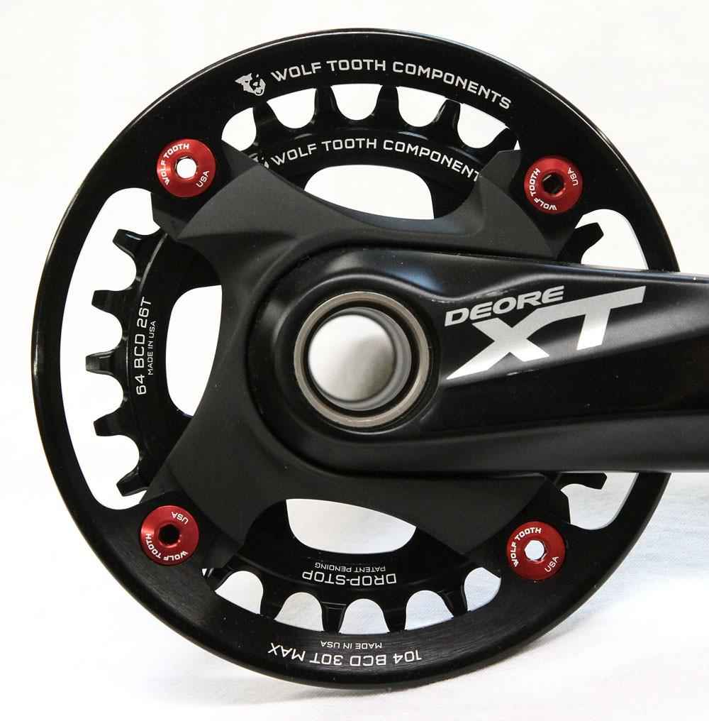 Wolf Tooth 110 BCD Cyclocross Chainring, Flat Top 38t - Aluminum - Single