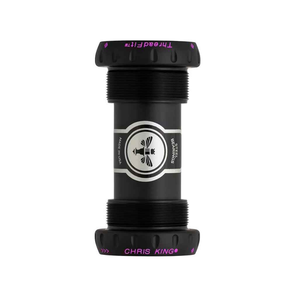 CHRIS KING* threadfit 24 bb (two tone black punch) - BLUE LUG