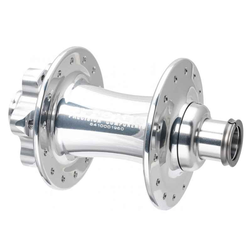 CHRIS KING* ISO B disc hub front (silver/6bolts) - BLUE LUG