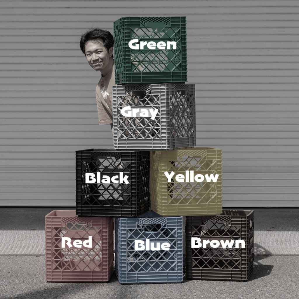 BLUE LUG* shop logo S-milk crate - BLUE LUG GLOBAL ONLINE STORE