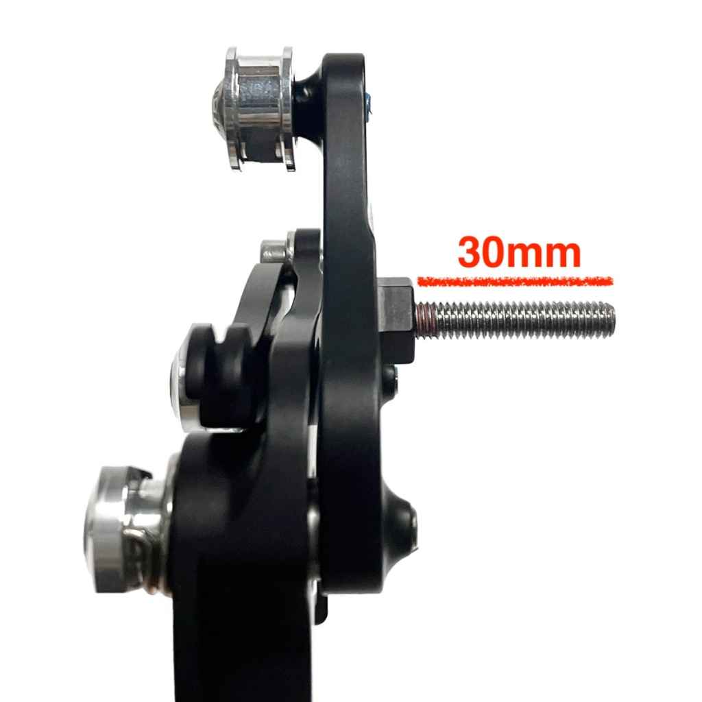 PAUL* racer medium side pull brake for Brompton (pewter) - BLUE
