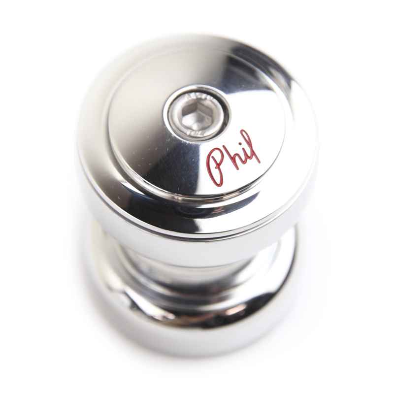 パーツ PHILWOOD 1-1/8 headset (silver) Phil Wood 1-1/8