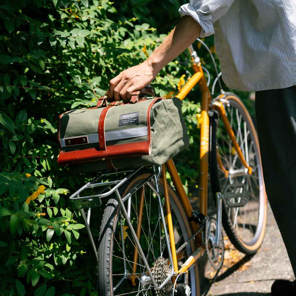 RIVENDELL* sackville bagboy saddle bag (olive) - BLUE LUG