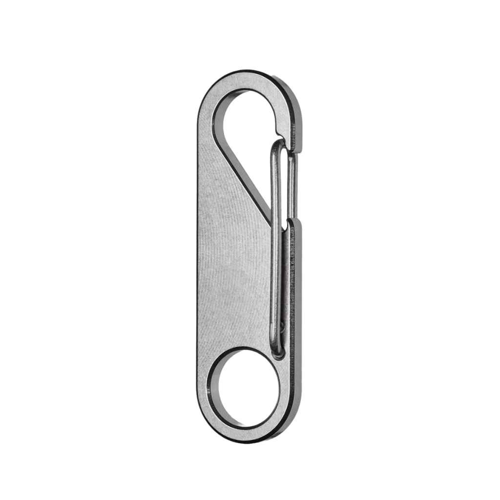 SPURCYCLE* key clip (raw titanium) - BLUE LUG GLOBAL ONLINE STORE