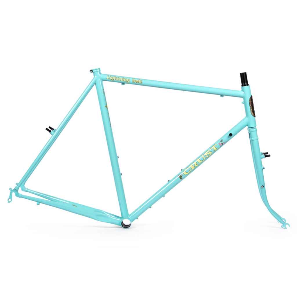 CRUST BIKES* canti brake lightning bolt frame (light sea green