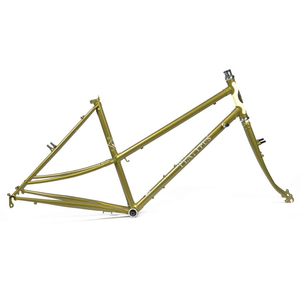 パーツ RIVENDELL platypus frame set RIVENDELL* platypus frame set (lime olive) - BLUE LUG GLOBAL