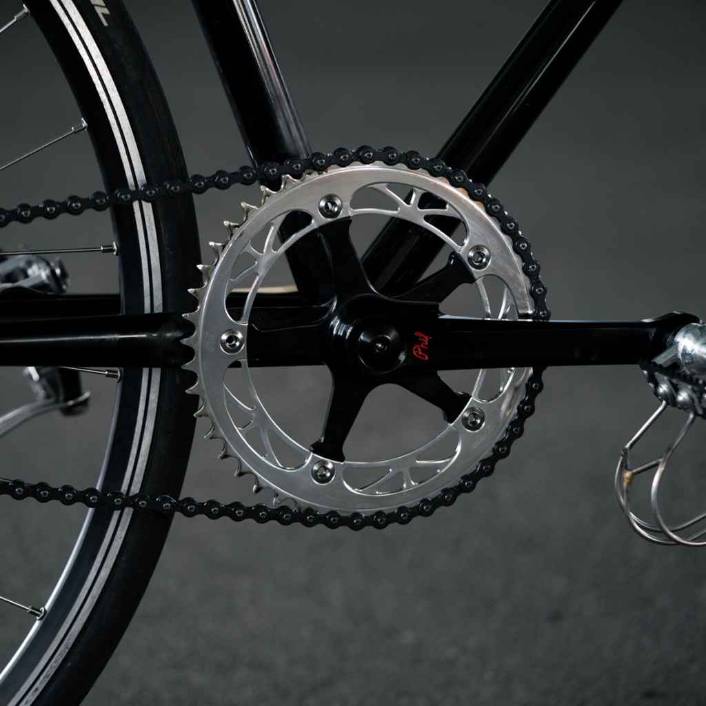 PHILWOOD* track crank group set (black) - BLUE LUG GLOBAL ONLINE STORE