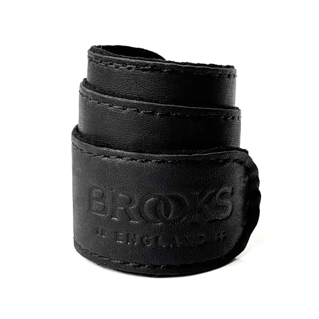 BROOKS* leather trouser strap (black) - BLUE LUG GLOBAL ONLINE STORE