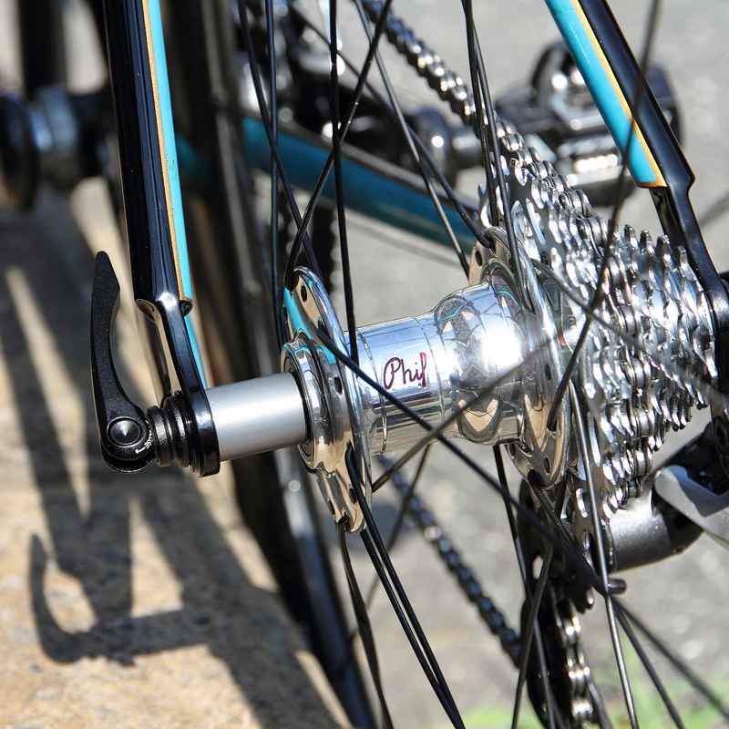 PHIL WOOD* 11-speed road hub rear (gunmetal) - BLUE LUG GLOBAL