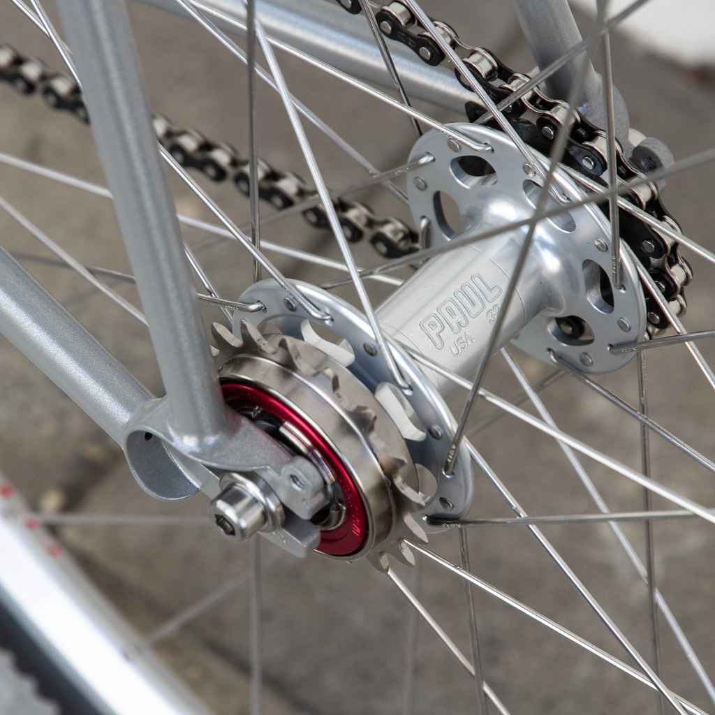 PAUL* rear track hub (silver) - BLUE LUG GLOBAL ONLINE STORE