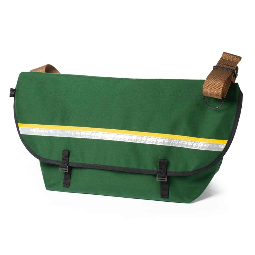 BLUE LUG* the messenger bag (green/yellow) - BLUE LUG GLOBAL