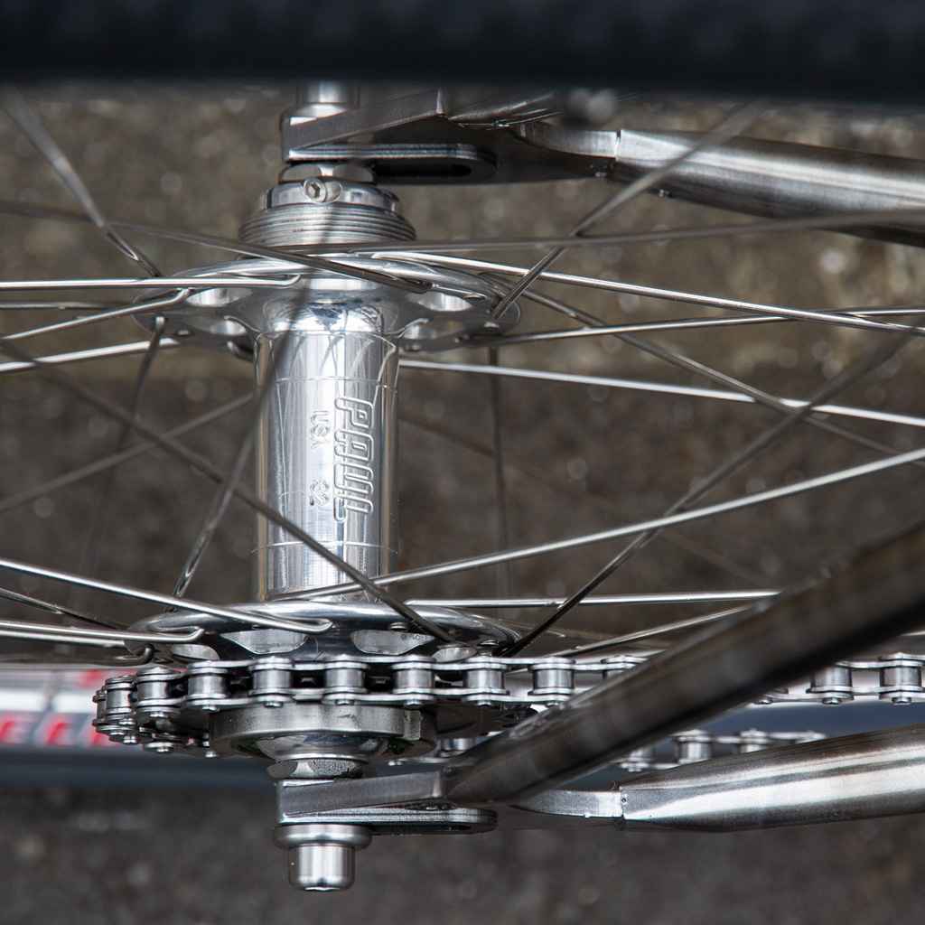 PAUL* rear track hub (polish) - BLUE LUG GLOBAL ONLINE STORE