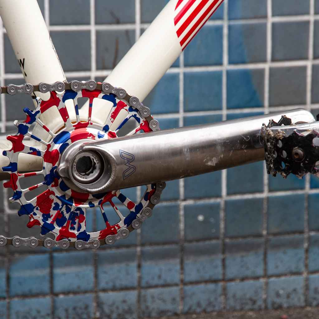 CANE CREEK* eeWings MTB crank (titanium) - BLUE LUG GLOBAL
