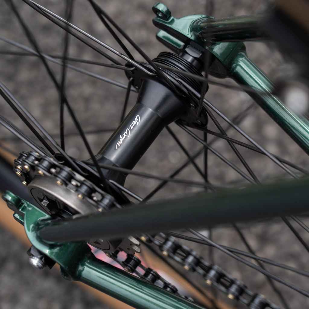 GRAN COMPE* small track hub (rear/matt black) BLUE LUG GLOBAL