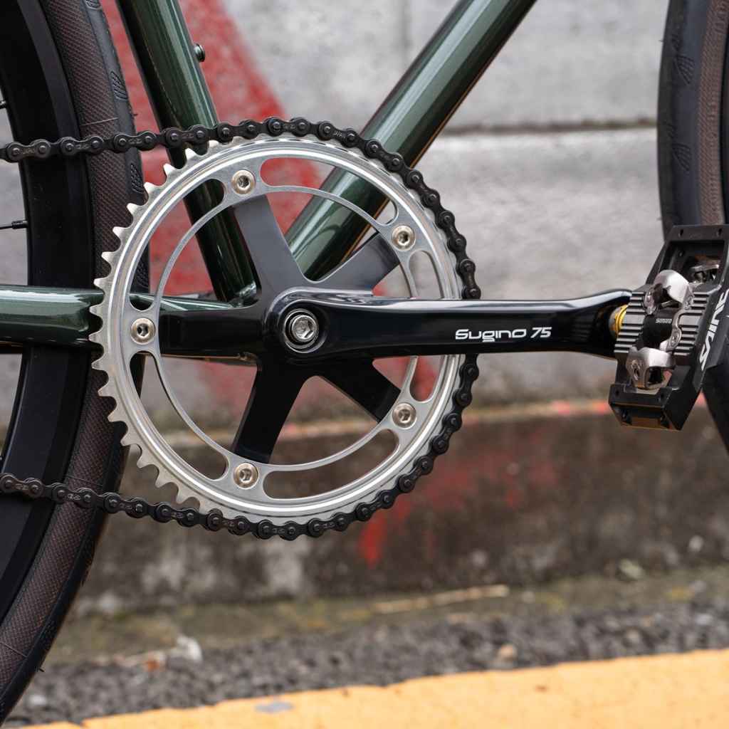 SUGINO* mc144 chainring (silver) - BLUE LUG GLOBAL ONLINE STORE
