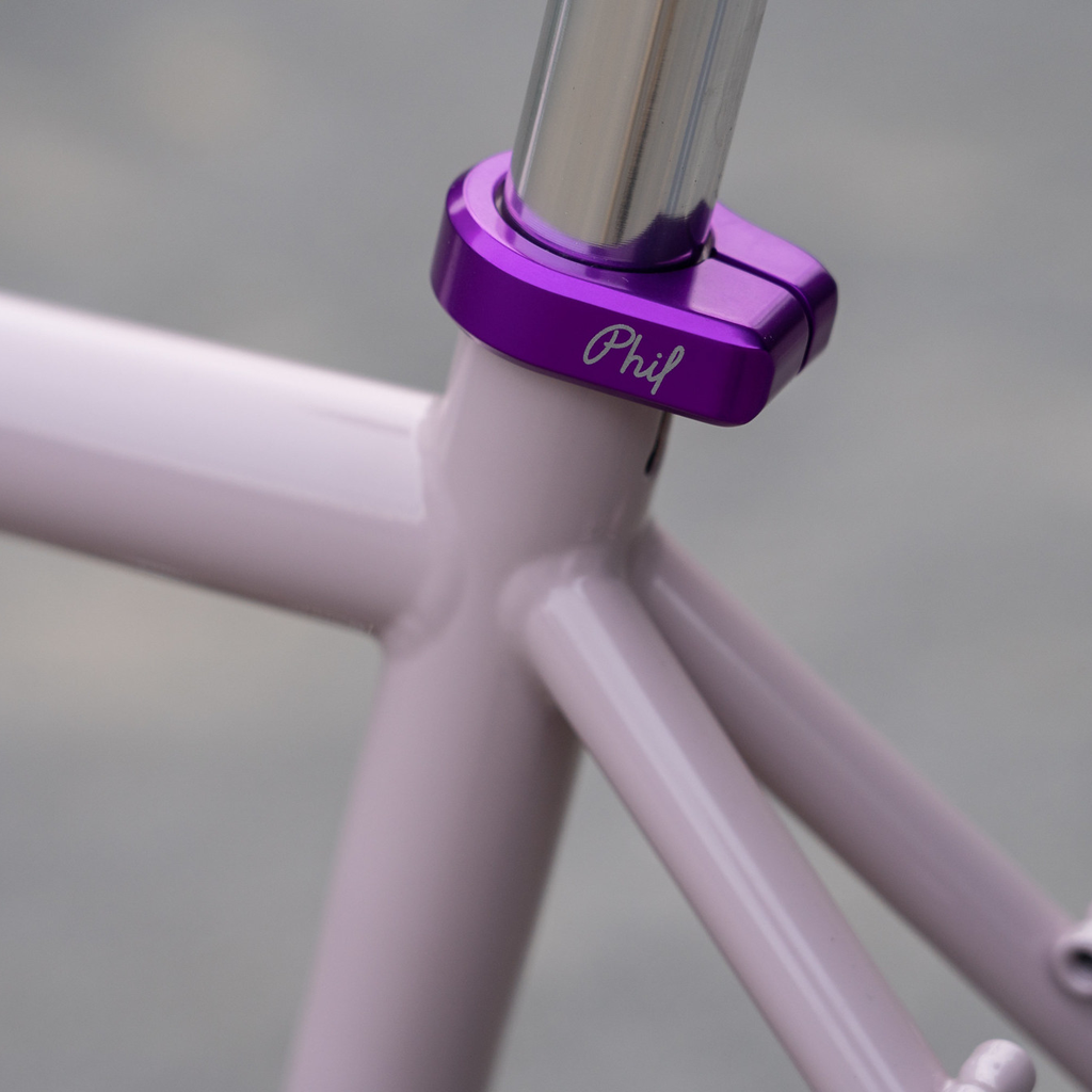 PHIL WOOD* seat post collar (green) - BLUE LUG GLOBAL ONLINE STORE