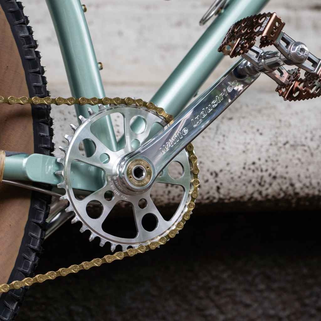 WHITE INDUSTRIES* mr30 tsr boost chainring (silver) - BLUE LUG