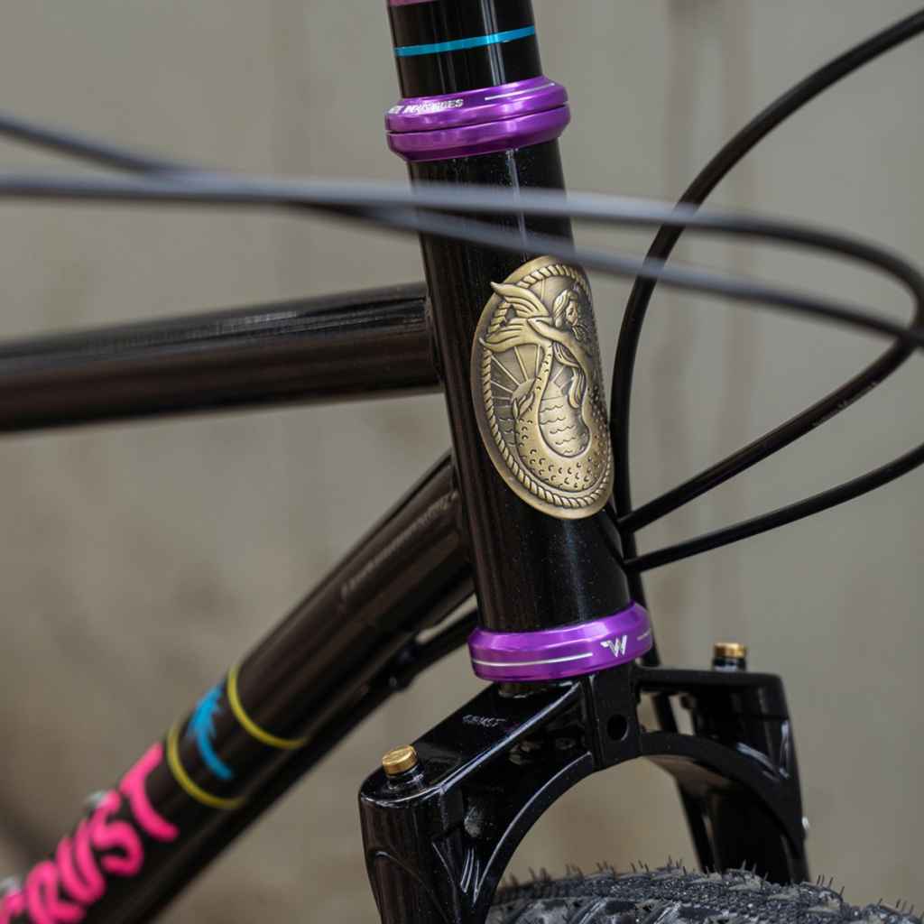 WHITE INDUSTRIES ホワイトインダストリーズ ヘッド パープル WHITE INDUSTRIES* ec34/ec34 headset (purple) - BLUE LUG